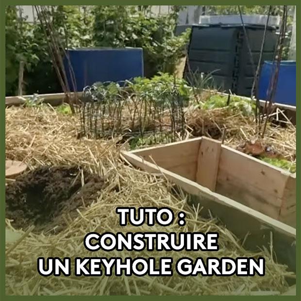 Construire un « keyhole garden »