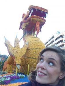 Julie Andrieu - fête du citron à Menton